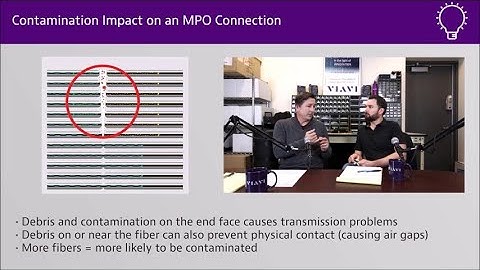 Essentials of Multi-Fibre Testing: 2. Dealing with Contamination on MPO Connectors