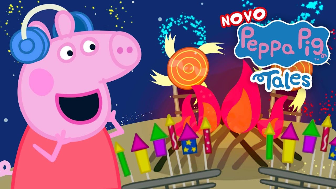 Contos da Peppa Pig 🐷 Os Primeiros Fogos de Artifício da Peppa 🐷 NOVO EM FOLHA Peppa Pig Episódios