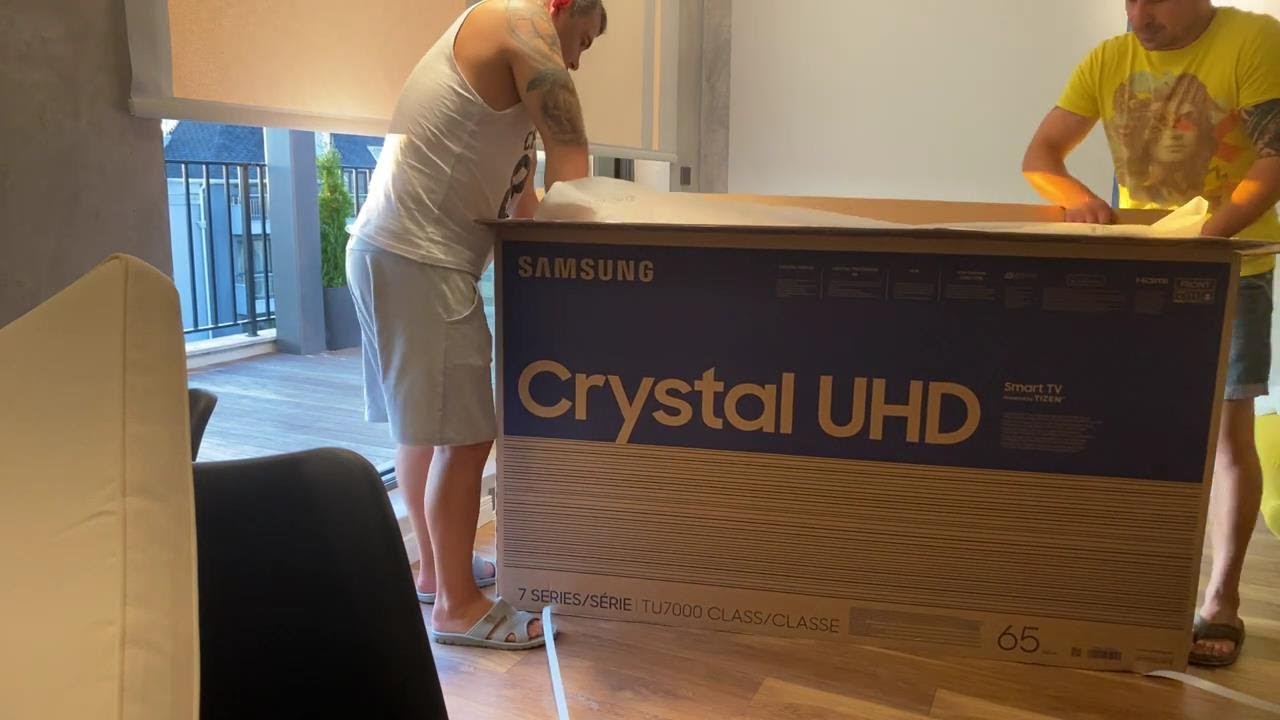Update Unboxing Samsung Smart TV65 INCH.7 Series Cristal UHD TU 7000