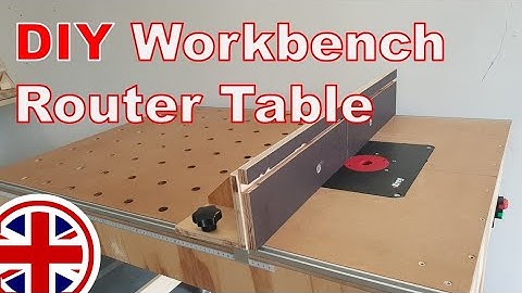 DIY mobile multi-functional workbench + router table | workshop build up