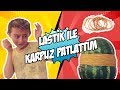 Lastik İle Karpuz PATLATTIM! 🍉