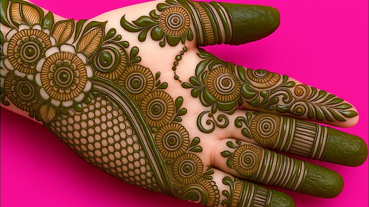 Easy simple mehendi design | front hand mehandi ll mehndi ka design | Mehndi design | rakhi mehndi
