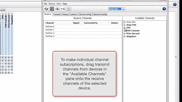BSS |  Dante Controller - Using Device View