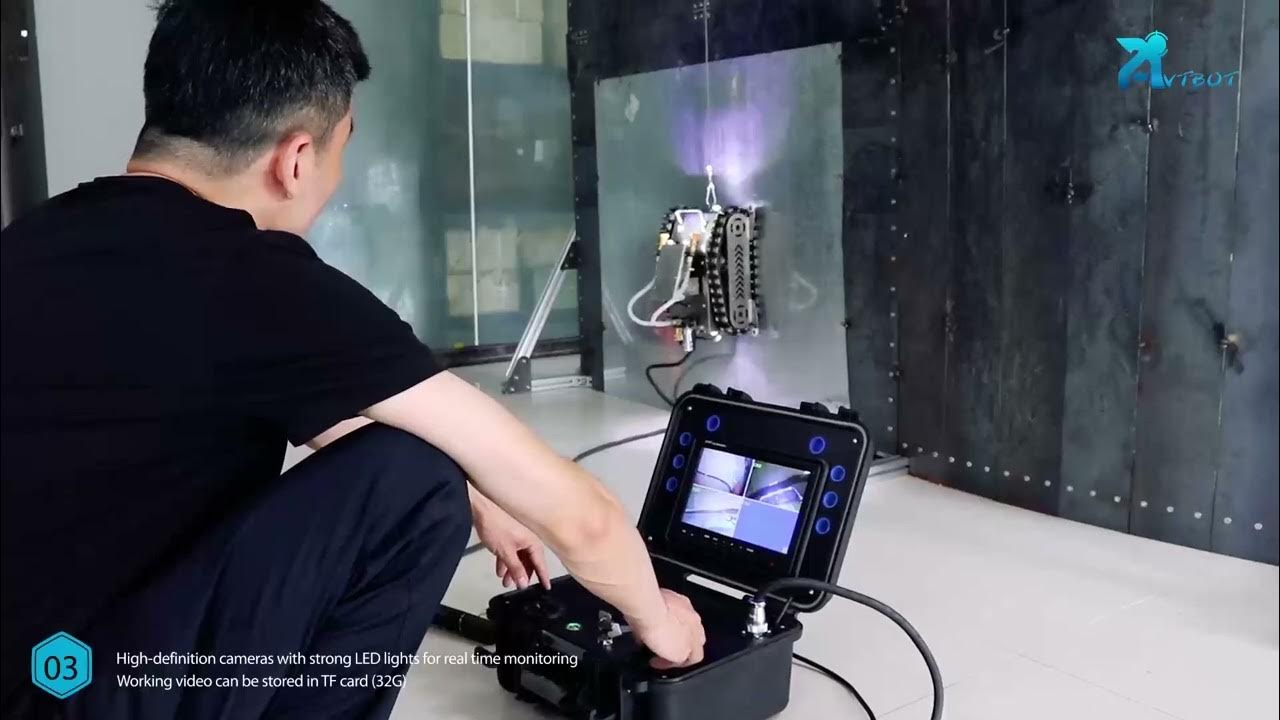 kitchen grease duct cleaning robot YouTube