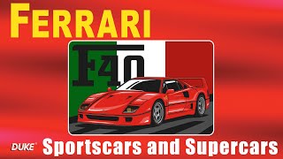 Ferrari Sportscars & Supercars| The Ferrari F40
