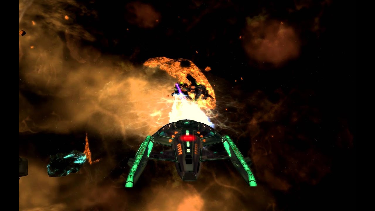 STAR TREK ONLINE HD Nova Class Refit vs Breen Cruiser (2011)