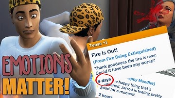 A MOD THAT FIXES EMOTIONS IN THE GAME! Meaningful Stories Mod Review - Sims 4