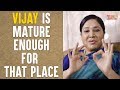 vijay is mature enough for that place kovai sarala interview sri thenandal films mersal