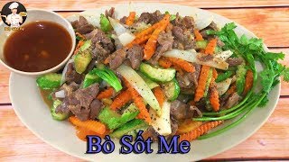 BÒ SỐT ME | Thơm Ngon và bổ dưỡng | Bếp Của Vợ