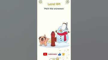 Dop 2 Level 134 Melt the snowman #dop2 #shortfeed #youtubeshorts