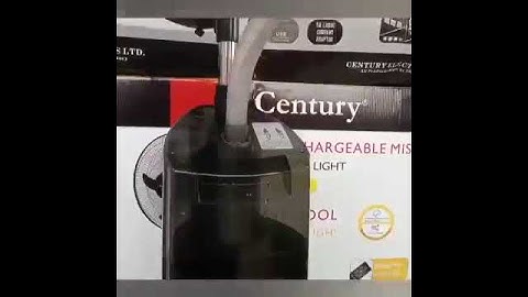 Century Rechargeable Mist fan with Remote Control