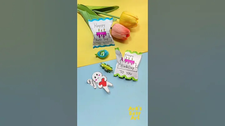 DIY Origami Birthday Chocolate Gift Idea @ArasEasyArt #ytshorts #birthday #gift