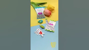DIY Origami Birthday Chocolate Gift Idea @ArasEasyArt #ytshorts #birthday #gift
