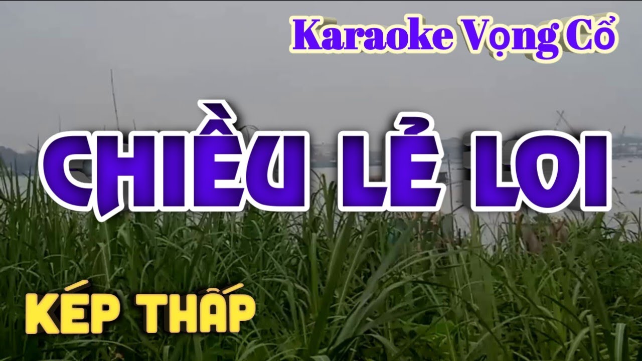 Karaoke Chiều Lẻ Loi - Dây Kép Thấp
