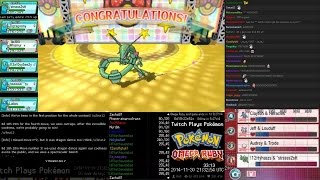 TPP - Omega Ruby - Rayquaza wins master rank coolness contest ( chat included )