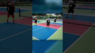 Mess on the Court #pickleball #pickleballhighlights #sporthighlights #shorts