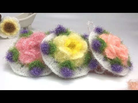 Rose flower crochet