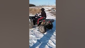 doing donuts Polaris 450
