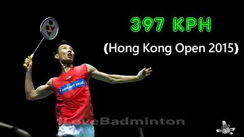 Top 5 LEE Chong Wei fastest smash badminton - DayDayNews