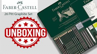 Unboxing - Faber Castell 26 Pitt Graphite Set