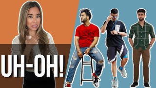Men's Stylist Reacts to Indian YouTuber Outfits | Mens Fashioner | Ashley Weston