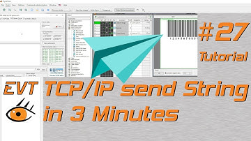 How to send a String with TCP/IP Communication in EyeVision (Tutorial #27)