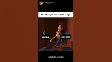 When You Love Coding At Night | Codeswithsam #coding #programming #developer #memes #javascript