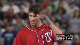 Bryce Harper's first MLB hit (2012)