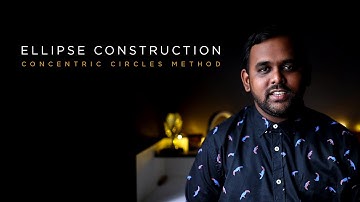 Ellipse Construction - Concentric Circles Method | Year 9/10 (Sheet 31)