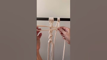 Macrame Knot DIY #macramedesigns #macrame #macramepatterns #macramepattern #macrametutorial #diy