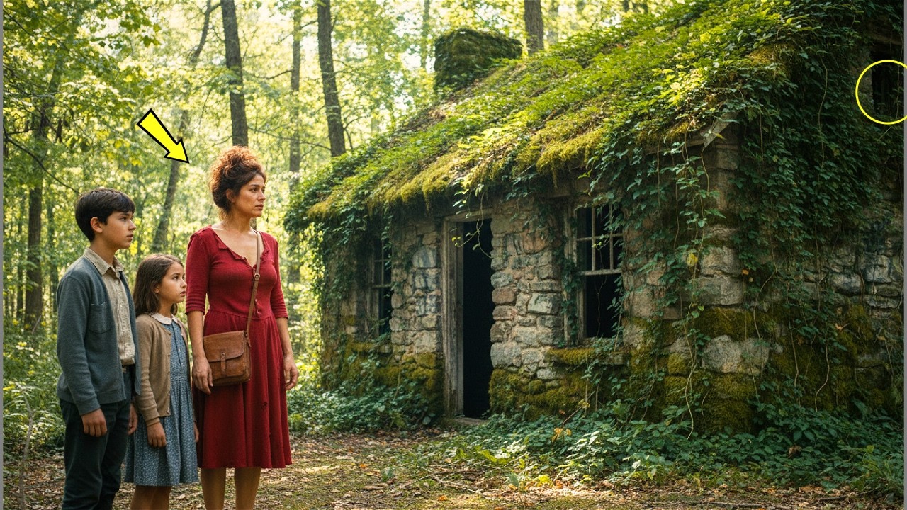 A La Viuda Solo Le Heredaron Una Cabaña Sepultada En Musgo Verde — Pero Al Limpiar Las Paredes...