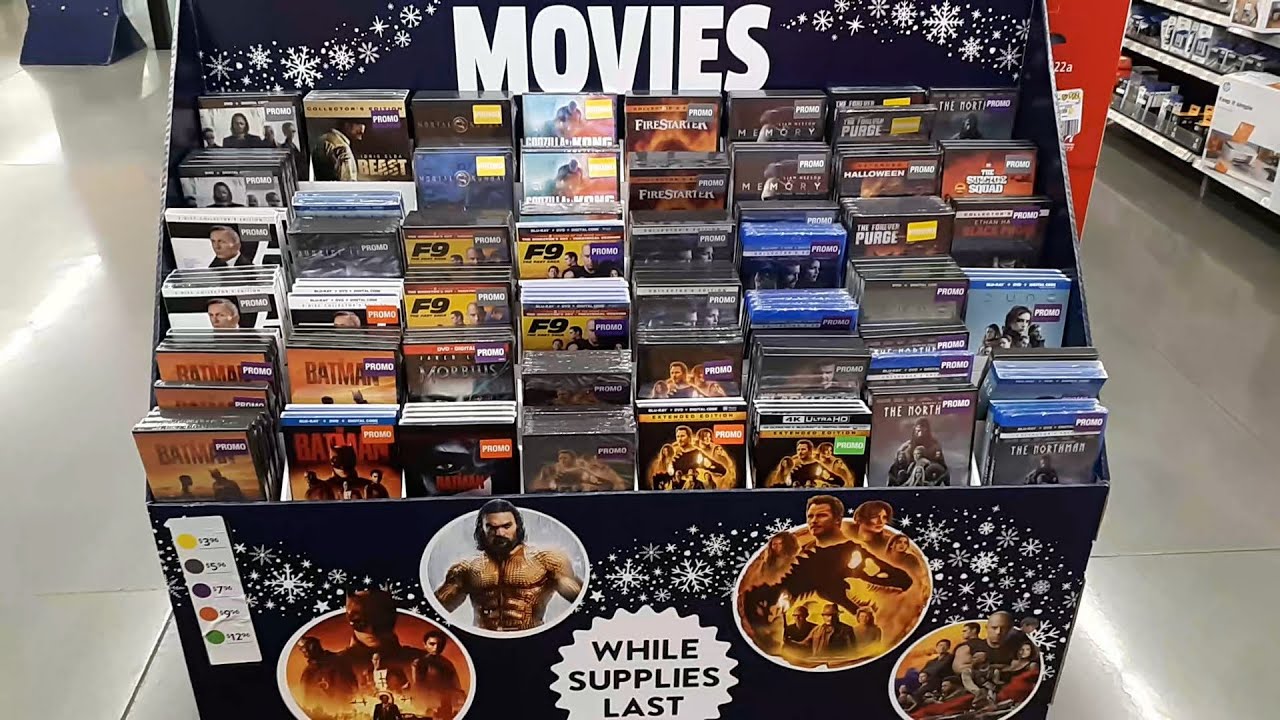 Walmart 2022 Black Friday Movie Hunting! (DVD and Bluray Haul) YouTube