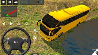 Yellow colour Bus simulator Android Game Play -# 75 - Mobile Game Play 💥🎯