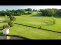 Golf de teynac drone aerial overview