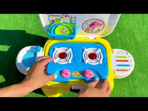 Jugar de Cocina de Juguete para Niños! Aprende los Nombres de la Comida