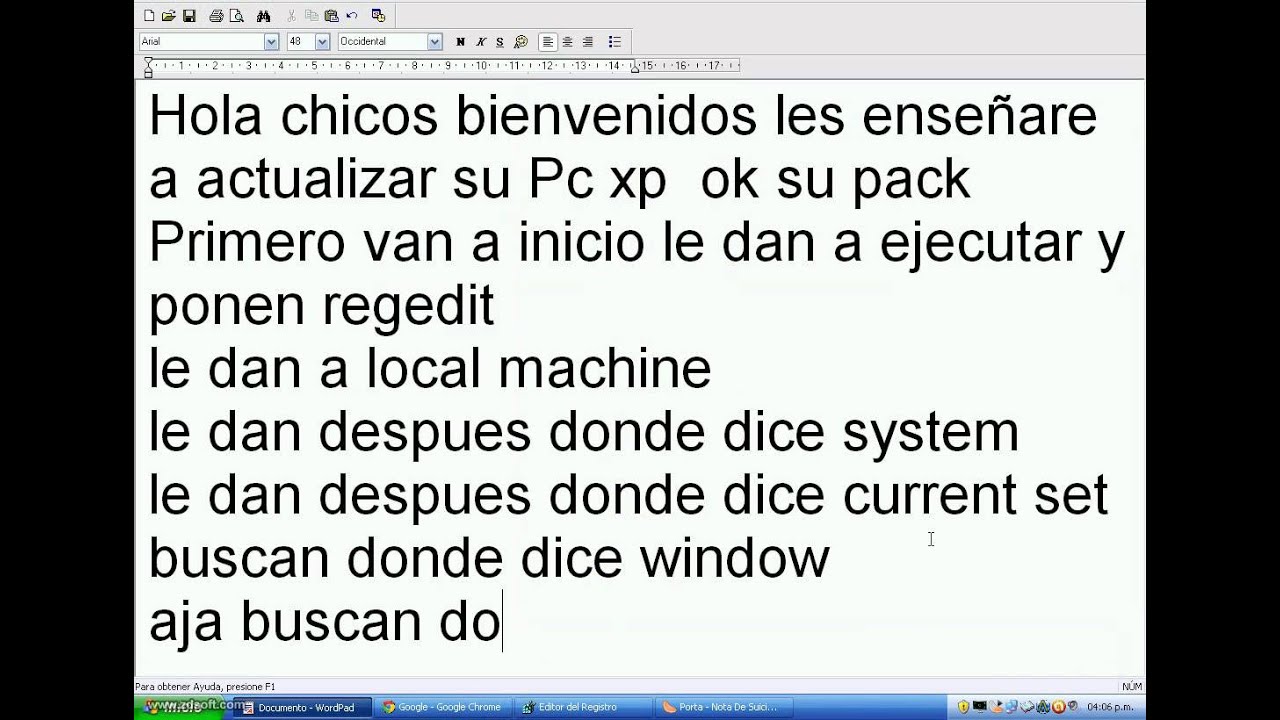 Actualizacion Windows xp Pack 3 YouTube