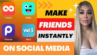 Reviewing FRIENDSHIP apps #Wink #We3 #Patook screenshot 2