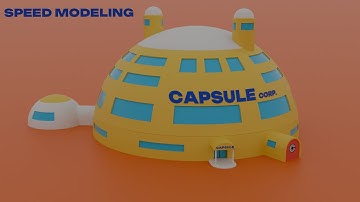 Capsule Corp 3D Speed Modeling