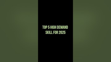 Top 5 High Demand Skills for 2025 in job#skills#shortsfeed#shortsviral#coding#ai#top5