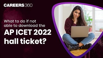 AP ICET 2022 hall ticket released | What to do if not able to download | Things to carry