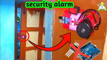 How to make security alarm using ir sensor | in tamil | all technics