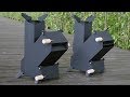 可調式汽門火箭爐 - Rocket stove air flow design.