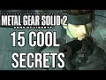 15 little known metal gear solid 2 secrets thatll get you playing it all over again