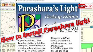 Parashara light in WINDOW 10 free installation, Problem & Solutions