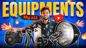 My All Youtube Equipments 🔥 Mic, Tripod, Camera, Lights ….!!