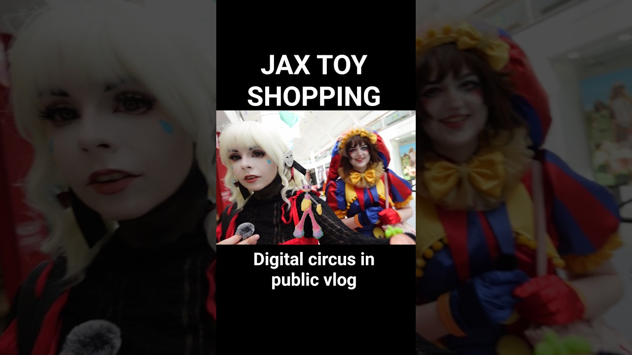 Jax TOY! 🎪 #cosplay #digitalcircus #amazingdigitalcircus #comiccon #pomni #gangle #tadc