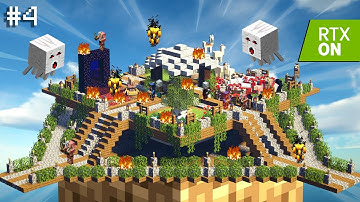 Minecraft SkyBlock But RTX = ON #4