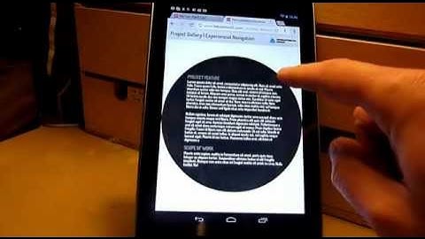 CreateJS / HTML5 Canvas Demo  (april 2013)