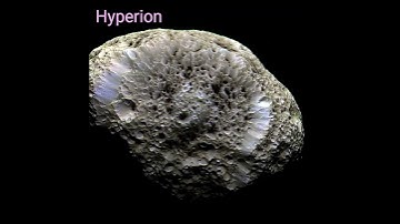 Hyperion: Moon of Saturn: 1st Irregular Shaped Moon to be Discovered #shorts #space