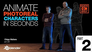 No. 2: Animate Characters Quickly in Blender